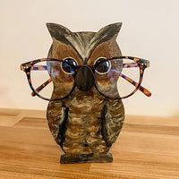 Eyeglasses Holder Eyes Glasses Display Stand Animal Wooden Eyeglasses Holder Home Decor-Style 4