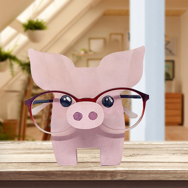 Eyeglasses Holder Eyes Glasses Display Stand Animal Wooden Eyeglasses Holder Home Decor-Style 3