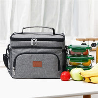 15L Outdoor Insulated Lunch Bag Thermal Bag Food Container Cooler Bag Camping Picnic Bag