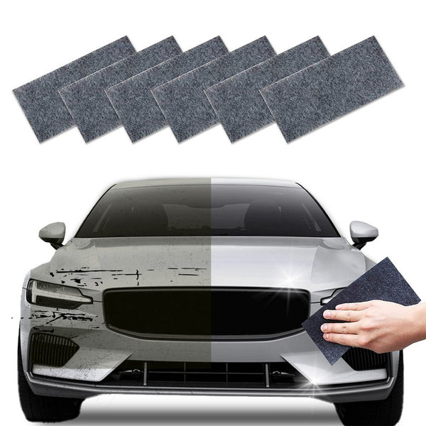 6Pcs Set Nano Car Scratch Remover Polishing Cloth for Light Paint Scuffs Scratches Surface