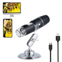 Wireless Digital WiFi USB Microscope Camera 50x-1000x Magnification Microscope with Bracket