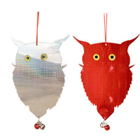 Owl Shape Double Sided Reflective Bird Repellent Scarer Owl Decoy Garden Accessory