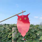 Owl Shape Double Sided Reflective Bird Repellent Scarer Owl Decoy Garden Accessory