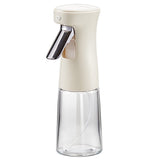 Oil Sprayer Olive Bottle for Cooking Dispenser 240ml Glass Bottle White