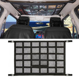 90 x 65cm Universal Car Roof Ceiling Net Mesh Storage Bag Pouch Ceiling Storage Organizer Pockets For SUV Van