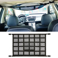 80 x 54cm Universal Car Roof Ceiling Net Mesh Storage Bag Pouch Ceiling Storage Organizer Pockets For SUV Van