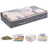 Foldable Under Bed Clothes Storage Bag Blanket Comforter Organizer Containers with Clear Window-Style 1