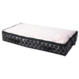 Foldable Under Bed Clothes Storage Bag Blanket Comforter Organizer Containers with Clear Window-Style 3