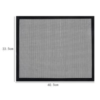 2pcs BBQ Mesh Grill Mat Cook Barbecue Grilling Sheet Wire Baking Pad Non-Stick Mats