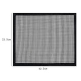 2pcs BBQ Mesh Grill Mat Cook Barbecue Grilling Sheet Wire Baking Pad Non-Stick Mats