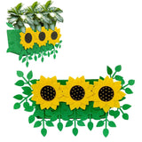 FancyGrab Felt Sunflower Planting Bag Plant Growing Bag Garden Planting Container