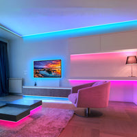 5M USB Bluetooth APP Control GB LED Strip Lights with Remote Controller