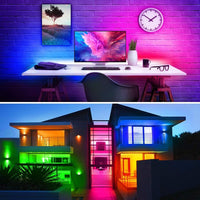 10M USB Bluetooth APP Control GB LED Strip Lights with Remote Controller