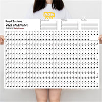 2Pcs/4Pcs 2022 Wall Calendar Year Planner Poster