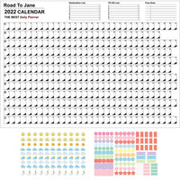 2Pcs/4Pcs 2022 Wall Calendar Year Planner Poster