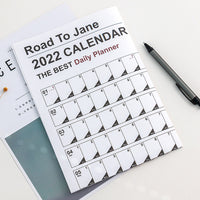 2Pcs/4Pcs 2022 Wall Calendar Year Planner Poster