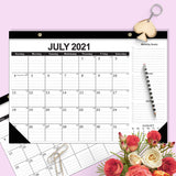 18 Months Monthly Desk Pad Calendar Organizer Planner January 2022 - June 2023