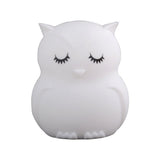 Rechargeable Silicone Animal Touch LED Night Light Nursery Lamp Dimmable