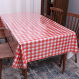 Rectangle Clear PVC Tablecloth Protector Dining Table Cover Oil Proof Transparent Table Cover-80x40cm