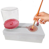 Paintbrush Rinser Running Water Cycle Paint Brush Cleaner Paint Brush Washer Paintbrush Cleaning Tool Art Supplies Pink