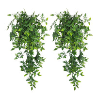 2Pcs Artificial Hanging Plants Hanging Decorative Plants Style 3