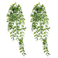 2Pcs Artificial Hanging Plants Hanging Decorative Plants Style 4