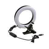 Video Conference Lighting Kit Dimmable LED Ring Light with Clip