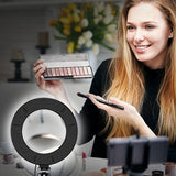 Video Conference Lighting Kit Dimmable LED Ring Light with Clip