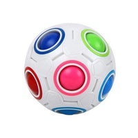 Magic Color Shift Rainbow Puzzle Ball Toy Stress Reliever Ball