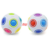 Magic Color Shift Rainbow Puzzle Ball Toy Stress Reliever Ball