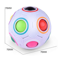 Magic Color Shift Rainbow Puzzle Ball Toy Stress Reliever Ball