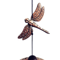 Large Butterfly Wind Chime Bells Copper Tubes Outdoor Garden Decor Dragonfly