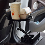 Portable Car Cup Holder Tray with Mobile Phone Holder 21.3cm Height