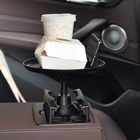 Portable Car Cup Holder Tray with Mobile Phone Holder 15.3cm Height