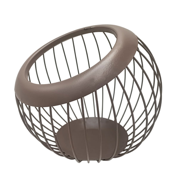 Nest Shaped Coffee Pod Holder Coffee Capsule Storage Basket Brown