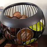 Nest Shaped Coffee Pod Holder Coffee Capsule Storage Basket Brown