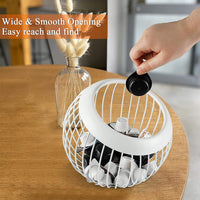 Nest Shaped Coffee Pod Holder Coffee Capsule Storage Basket White