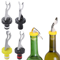 4pcs Stainless Steel Wine Bottle Stopper Bottle Cap Corkscrew