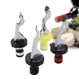 4pcs Stainless Steel Wine Bottle Stopper Bottle Cap Corkscrew