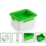 3-Layer Tofu Press Drainer Water Removing Tool with Water Collecting Tray