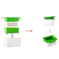 3-Layer Tofu Press Drainer Water Removing Tool with Water Collecting Tray