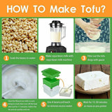 3-Layer Tofu Press Drainer Water Removing Tool with Water Collecting Tray