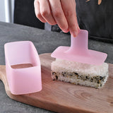 2pcs Non-Stick Press Spam Musubi Maker with Rice Spoon Sushi Making Kit Onigiri Mold