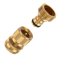 3/4 Inch GHT Male and Female Thread Garden Hose Quick Fittings Water Pipe Connectors