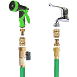 3/4 Inch GHT Male and Female Thread Garden Hose Quick Fittings Water Pipe Connectors