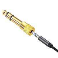 6.35mm Male to 3.5mm Female Stereo Audio Adapter Gold Plated