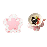 4 Pack Sakura Shaped Drinks Coasters Coffee Cup Mats Insulation Pads