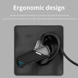 Wireless Bluetooth Headphones Sports Earphones Headset with Memory Card Black