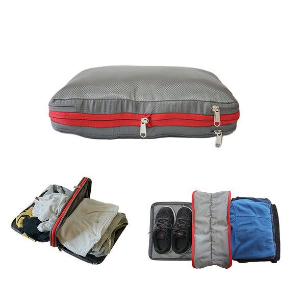 Travel Luggage Compression Packing Bag Cloth Storage Bag 30x20x2(17)cm