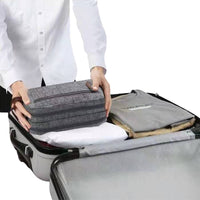 Large Capacity Travel Toiletry Bag Cosmetic Bags-Grey